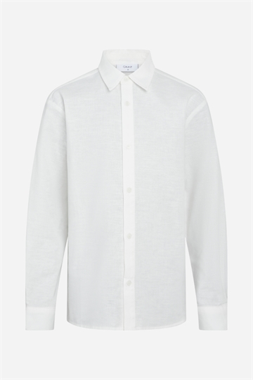 GRUNT Herstal Linen Shirt - White